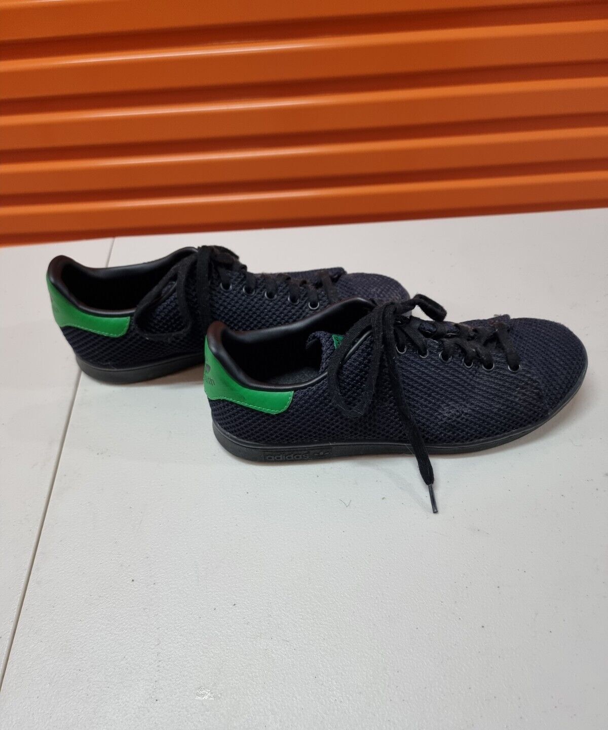 Adidas Stan Smith CK Mens Shoes Black/Green Sneakers Size 10 US, 9.5 UK, 44 EUR