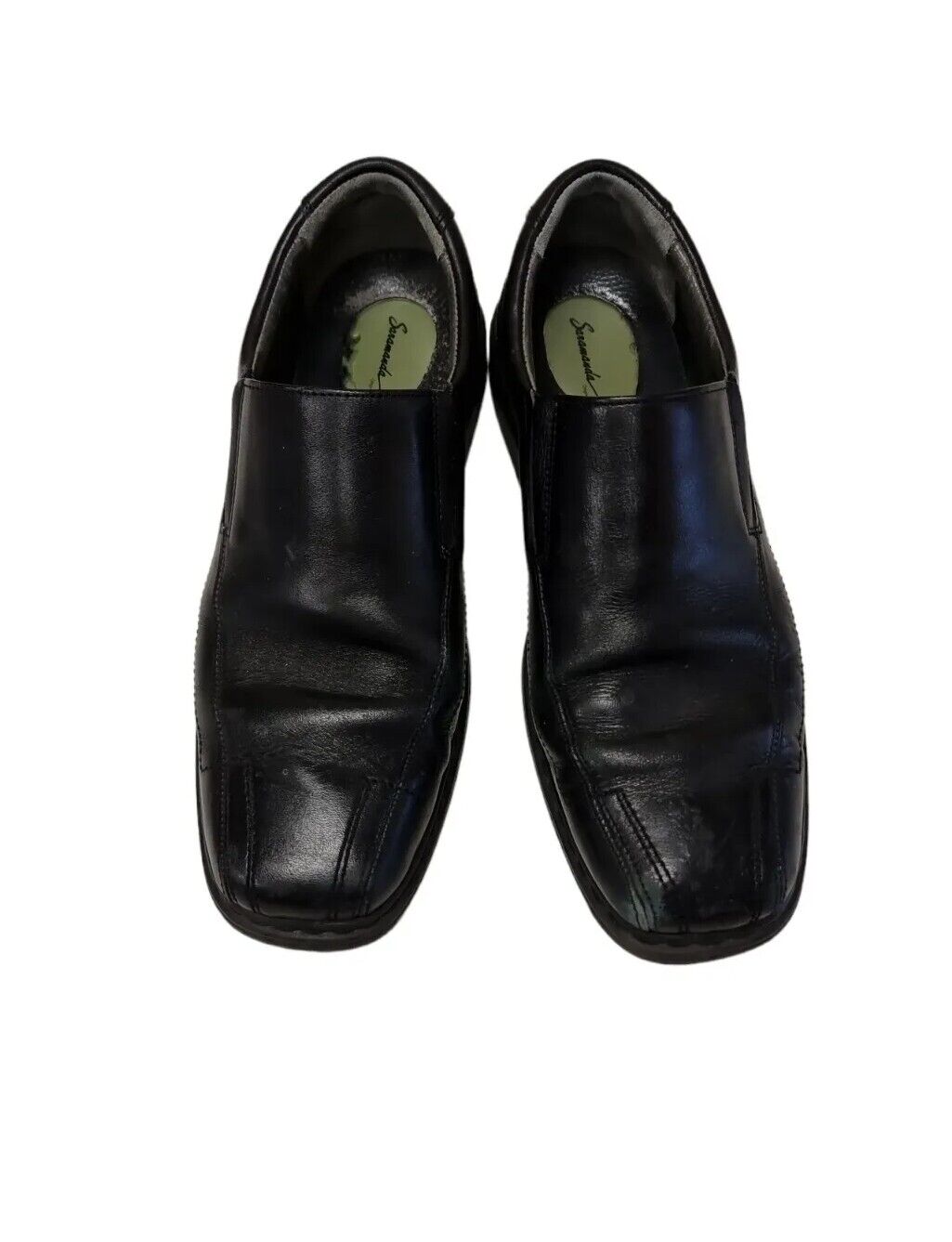 SARAMANDA Original Shoes Mens Leather Black Size 10 UK, 11 US, 44 EUR 👞