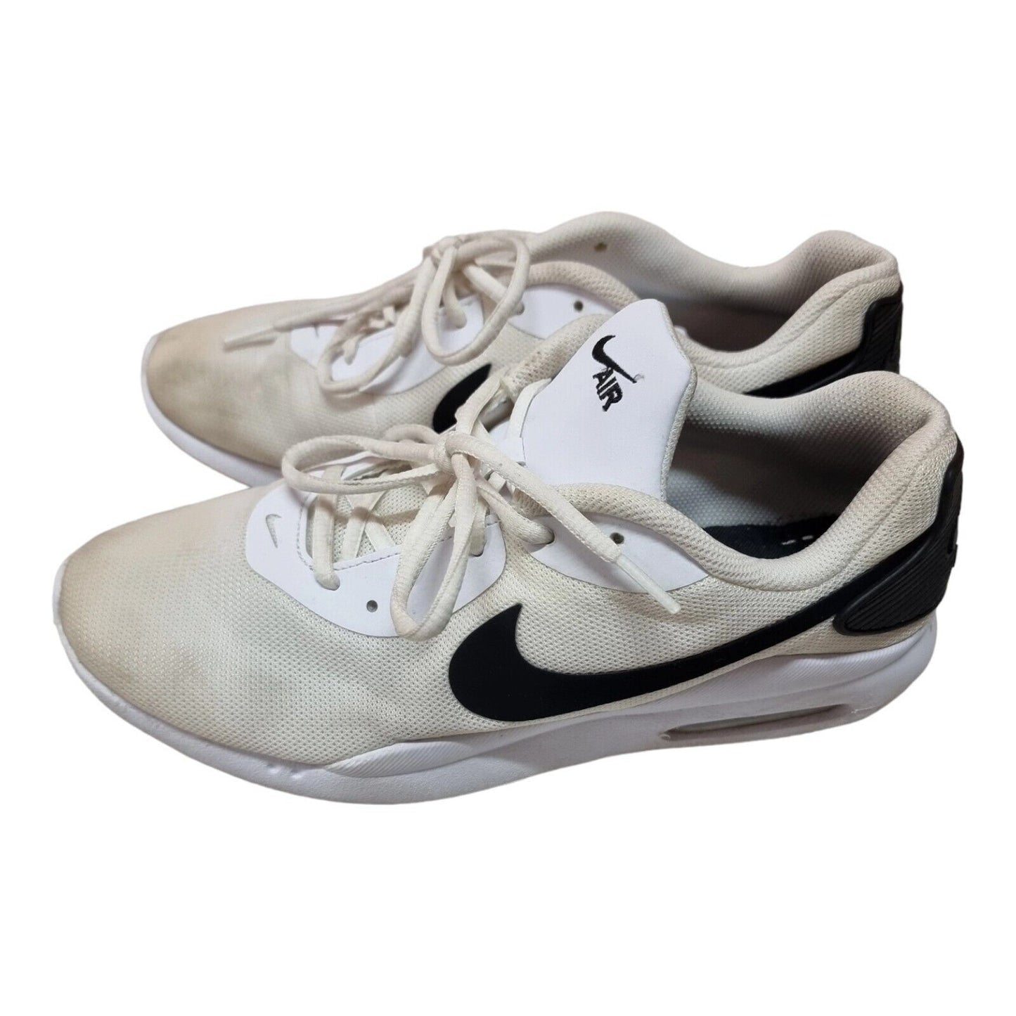 NIKE Air Mens Shoes White/Cream Runners Size 10 US, 9 UK, 44 EUR -Ready To Go👟