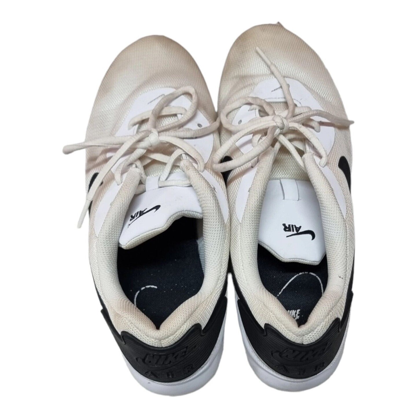 NIKE Air Mens Shoes White/Cream Runners Size 10 US, 9 UK, 44 EUR -Ready To Go👟