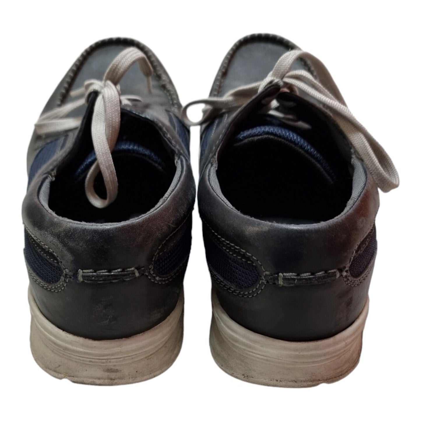 Collection By CLARKS Mens Boat Shoes Grey Size 10 US, 9 UK, 43 EUR - Ready To Go