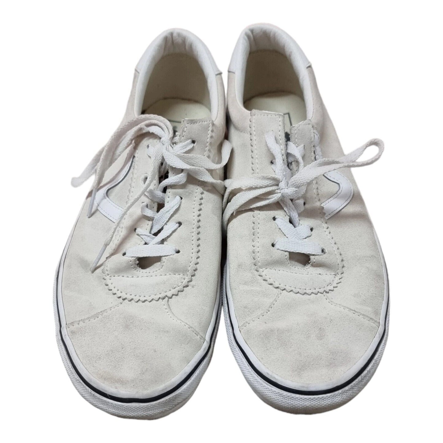 VANS Sport Mens Shoes Natural White Suede Skate Sneakers Size 10 US, 9 UK, 43 EU
