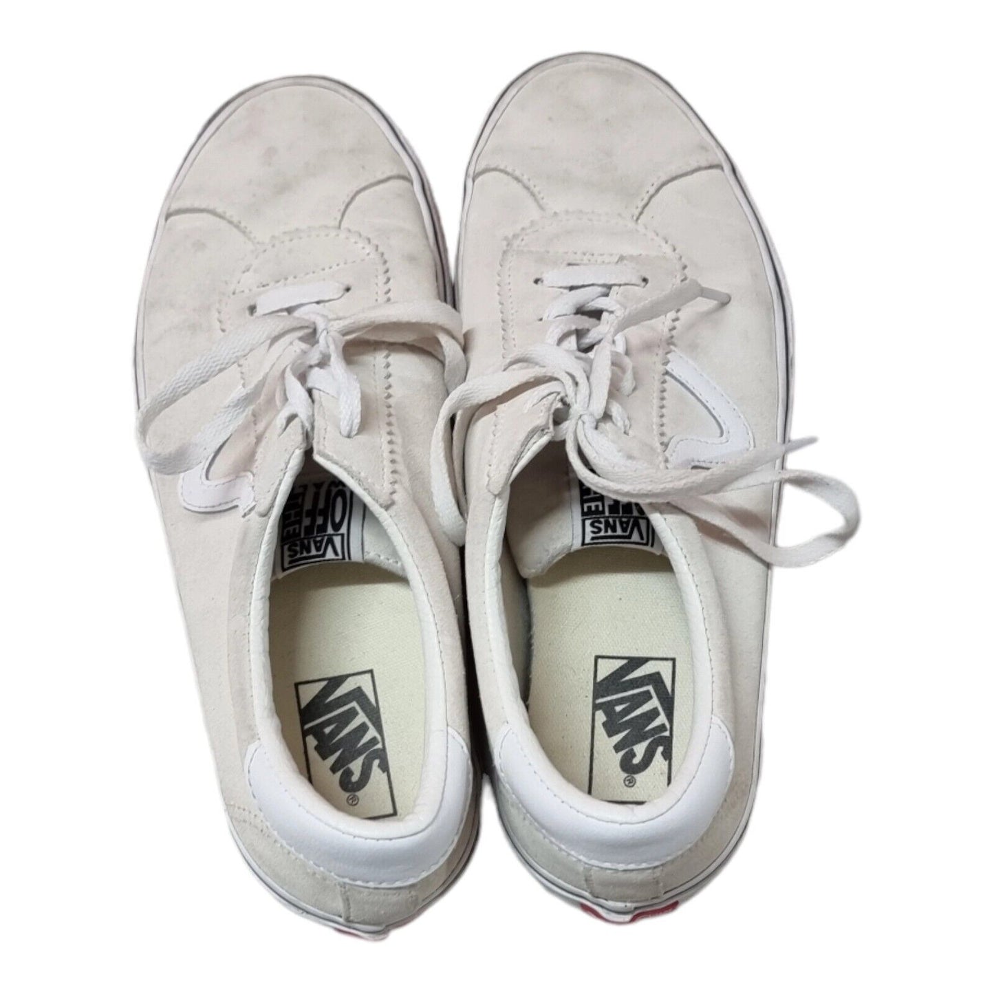 VANS Sport Mens Shoes Natural White Suede Skate Sneakers Size 10 US, 9 UK, 43 EU