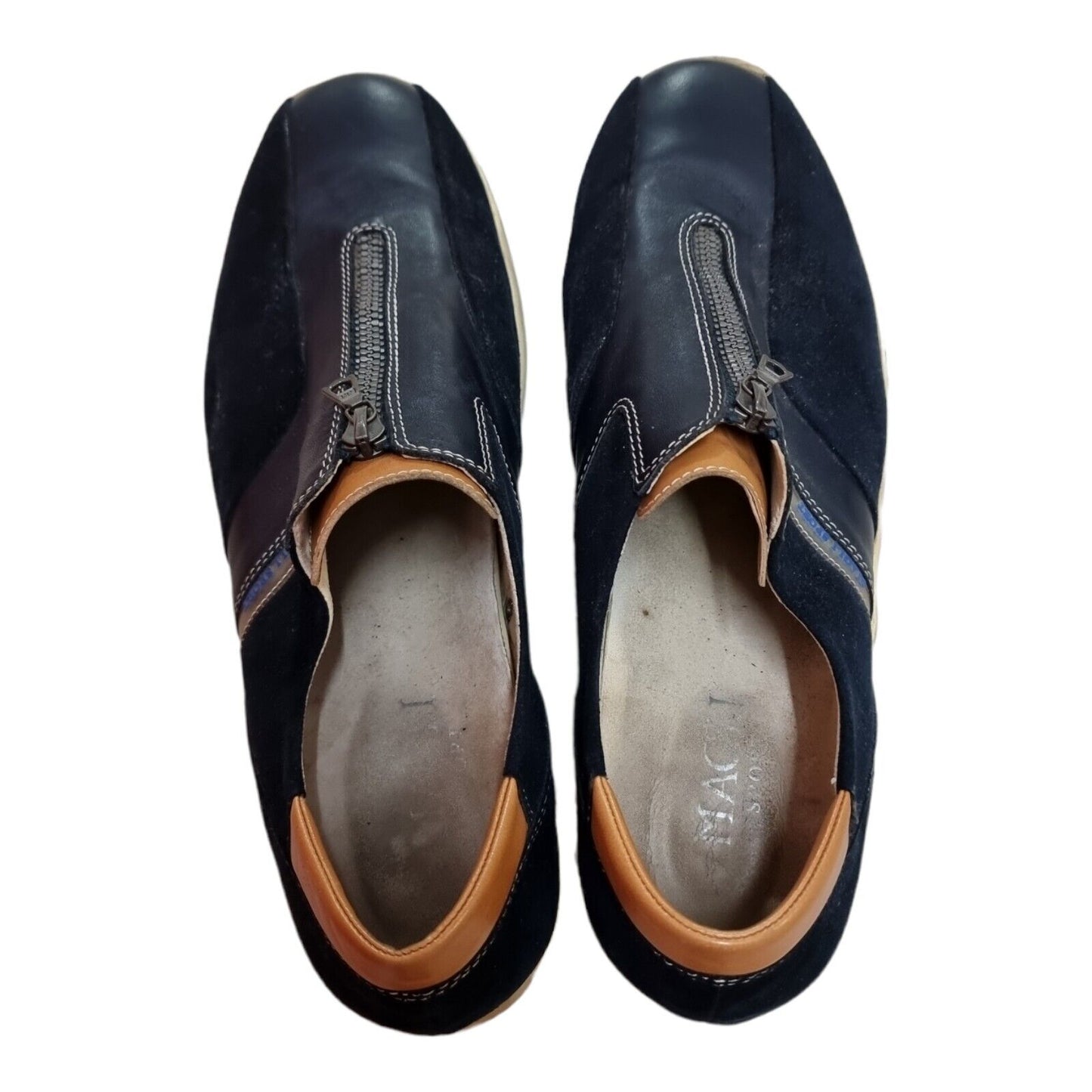 MAGLI SPORT Shoes Match Race Mens Navy/Brown Size 46 EUR Ready to go