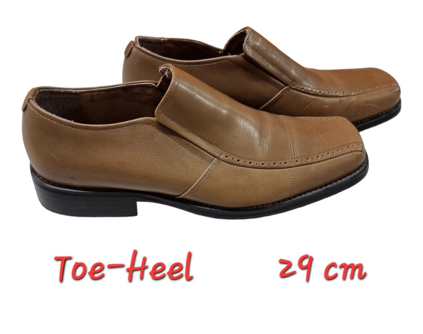 WINDSOR SMITH Loco Shoes Mens Brown Leather Upper Size 10.5 US,9.5UK/AU,43.5 EUR
