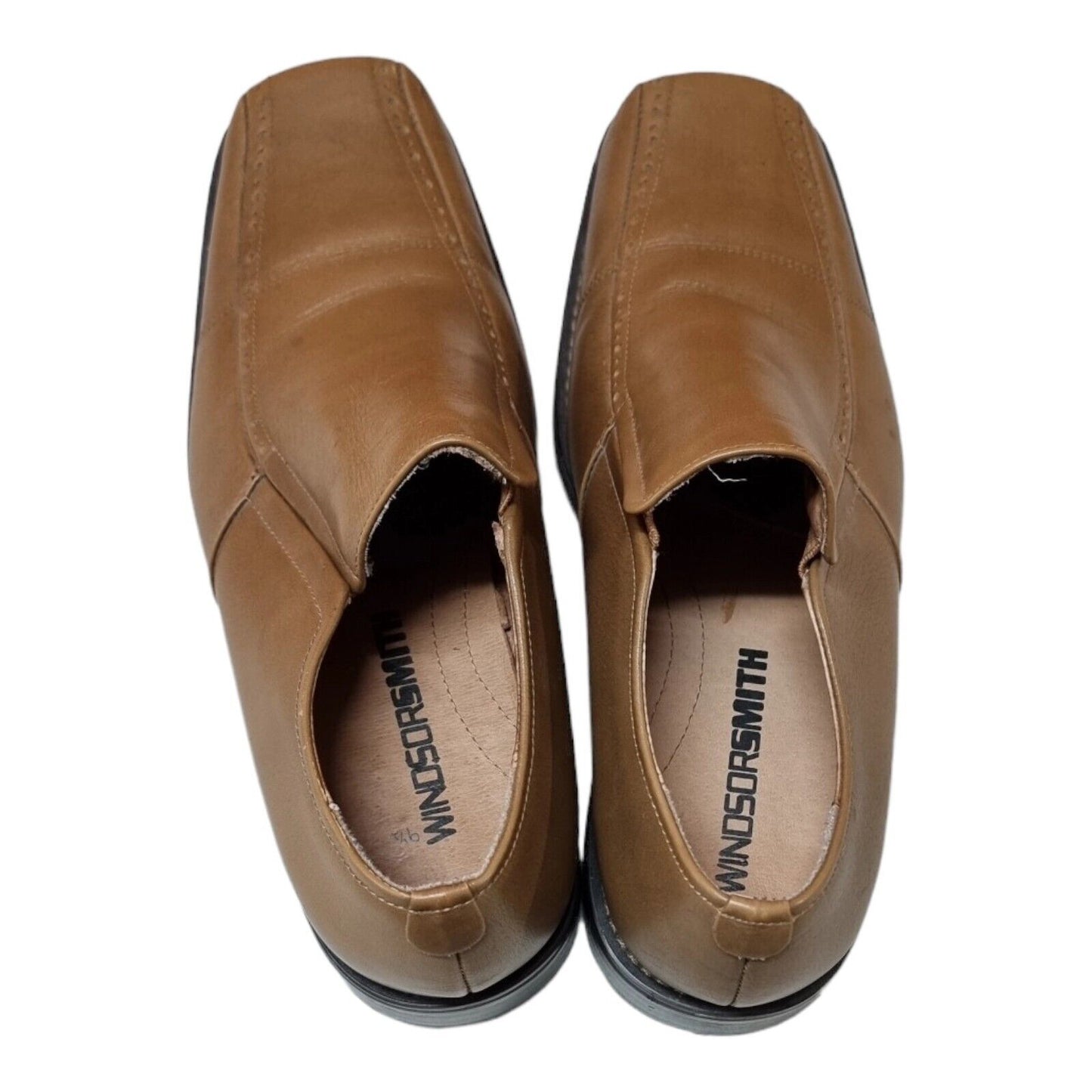 WINDSOR SMITH Loco Shoes Mens Brown Leather Upper Size 10.5 US,9.5UK/AU,43.5 EUR