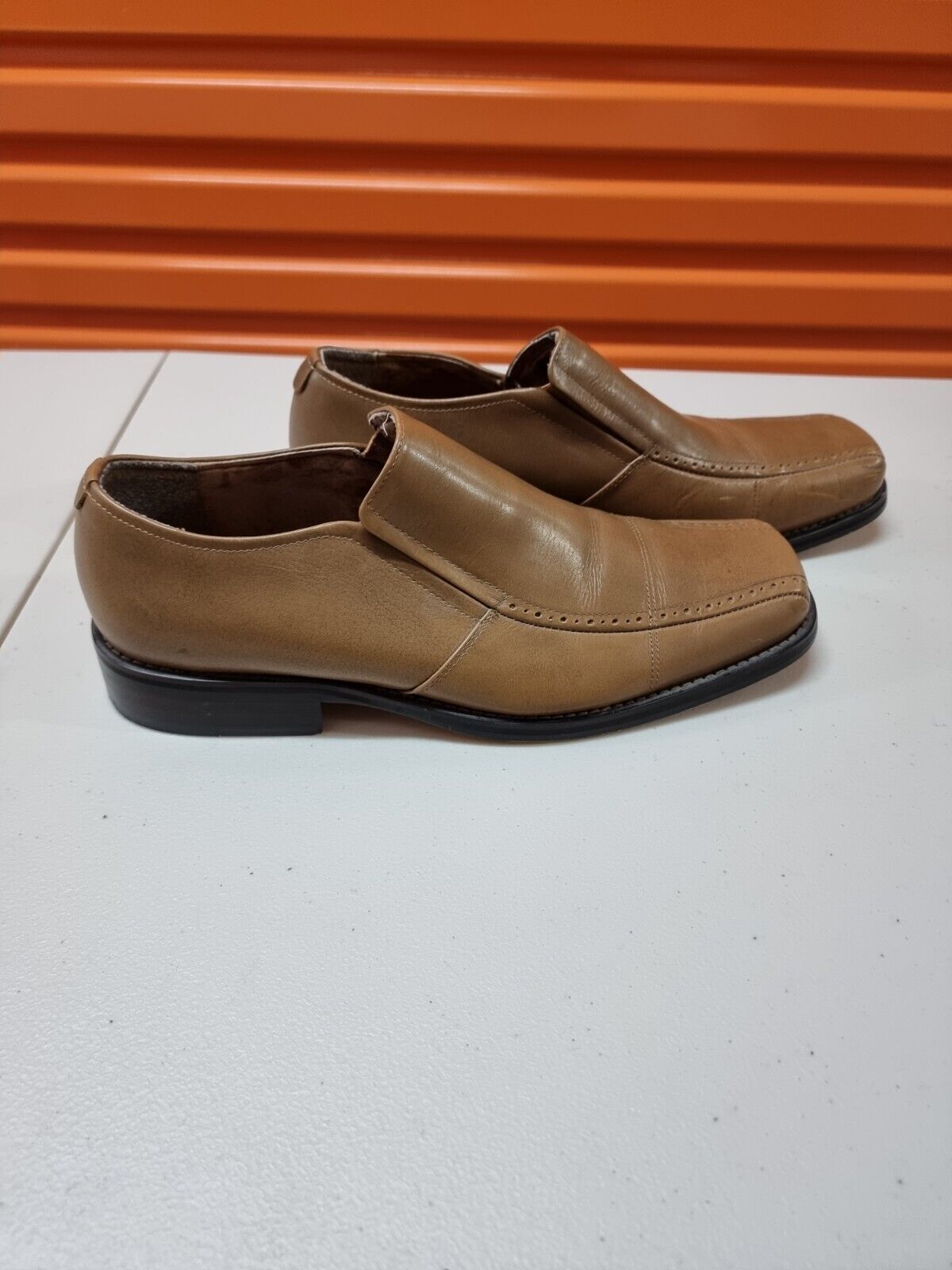 WINDSOR SMITH Loco Shoes Mens Brown Leather Upper Size 10.5 US,9.5UK/AU,43.5 EUR