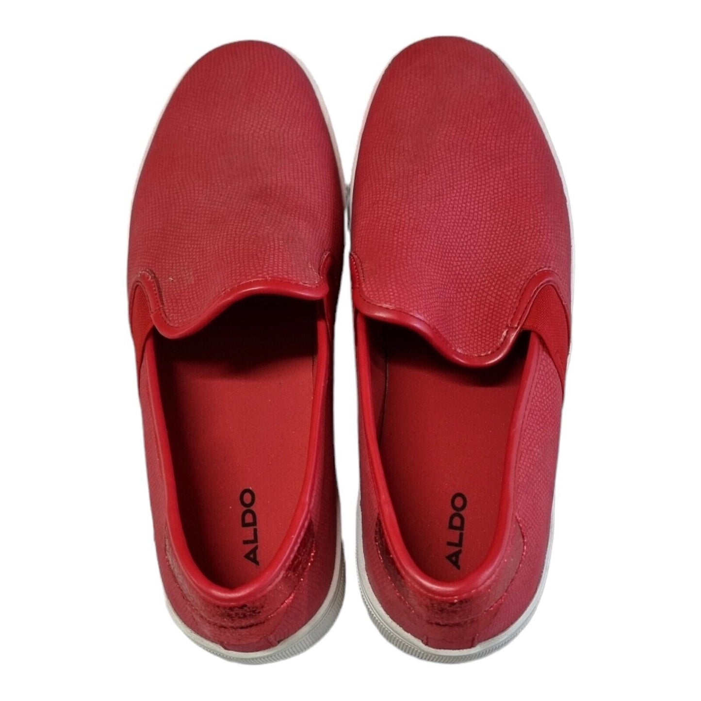 ALDO Slip-on Espadrilles Mens Red Shoes Size 10 US, 9 UK, 43 EUR - Ready To Go