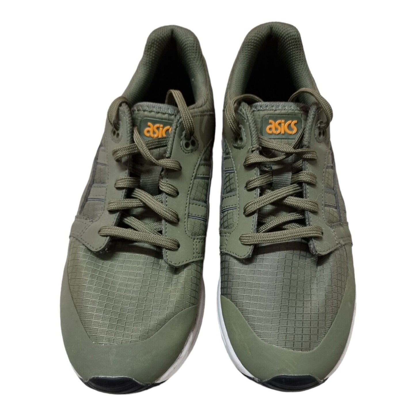 ASICS Gel Shoes Mens Green Sneakers Size 7 US, 40 EU Runners - Great Condition🟢