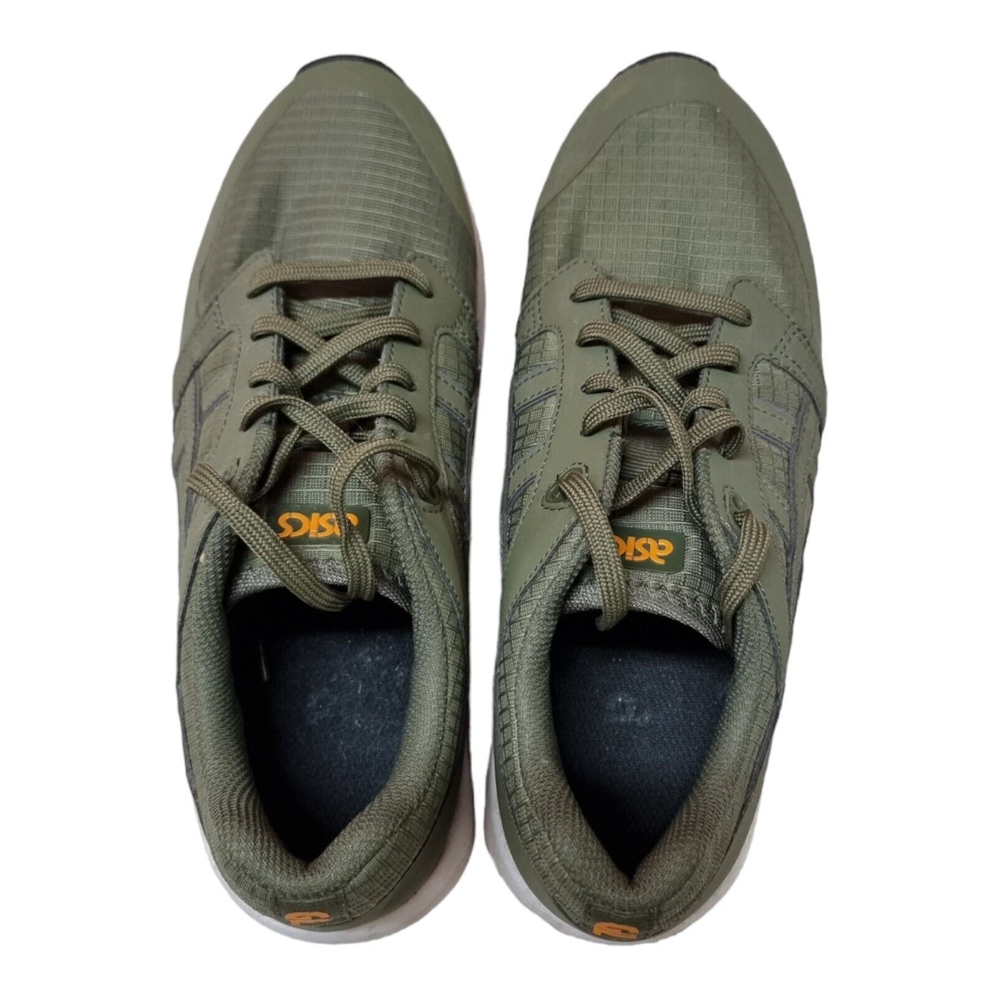 ASICS Gel Shoes Mens Green Sneakers Size 7 US, 40 EU Runners - Great Condition🟢