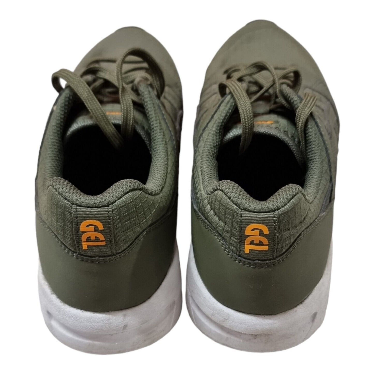 ASICS Gel Shoes Mens Green Sneakers Size 7 US, 40 EU Runners - Great Condition🟢