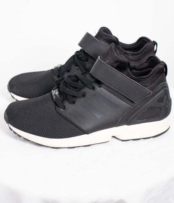 ADIDAS Originals ZX Flux Mid Torsion Mens Sneakers Black Shoes 10.5 US,44.2/3 EU