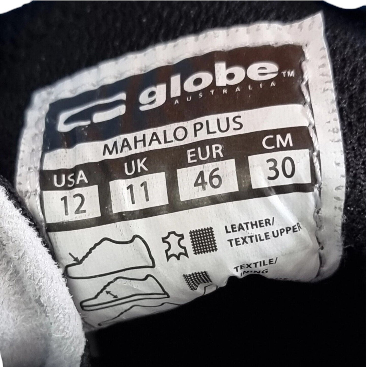 Globe Australia Skateboarding Mahalo Plus Shoes Mens Sneakers 12 US,11 UK,46 EUR