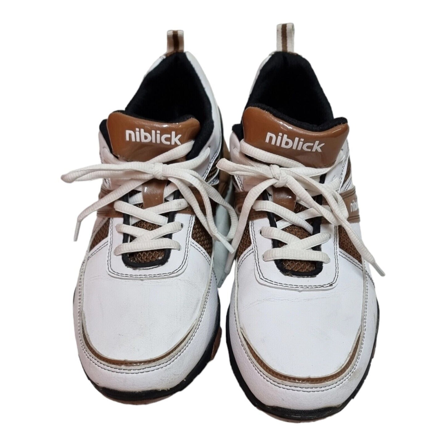 NIBLICK Euroa Mens Golf Shoes White Boots Size 8 US, 7.5 UK/AU, 41 EUR ⛳️
