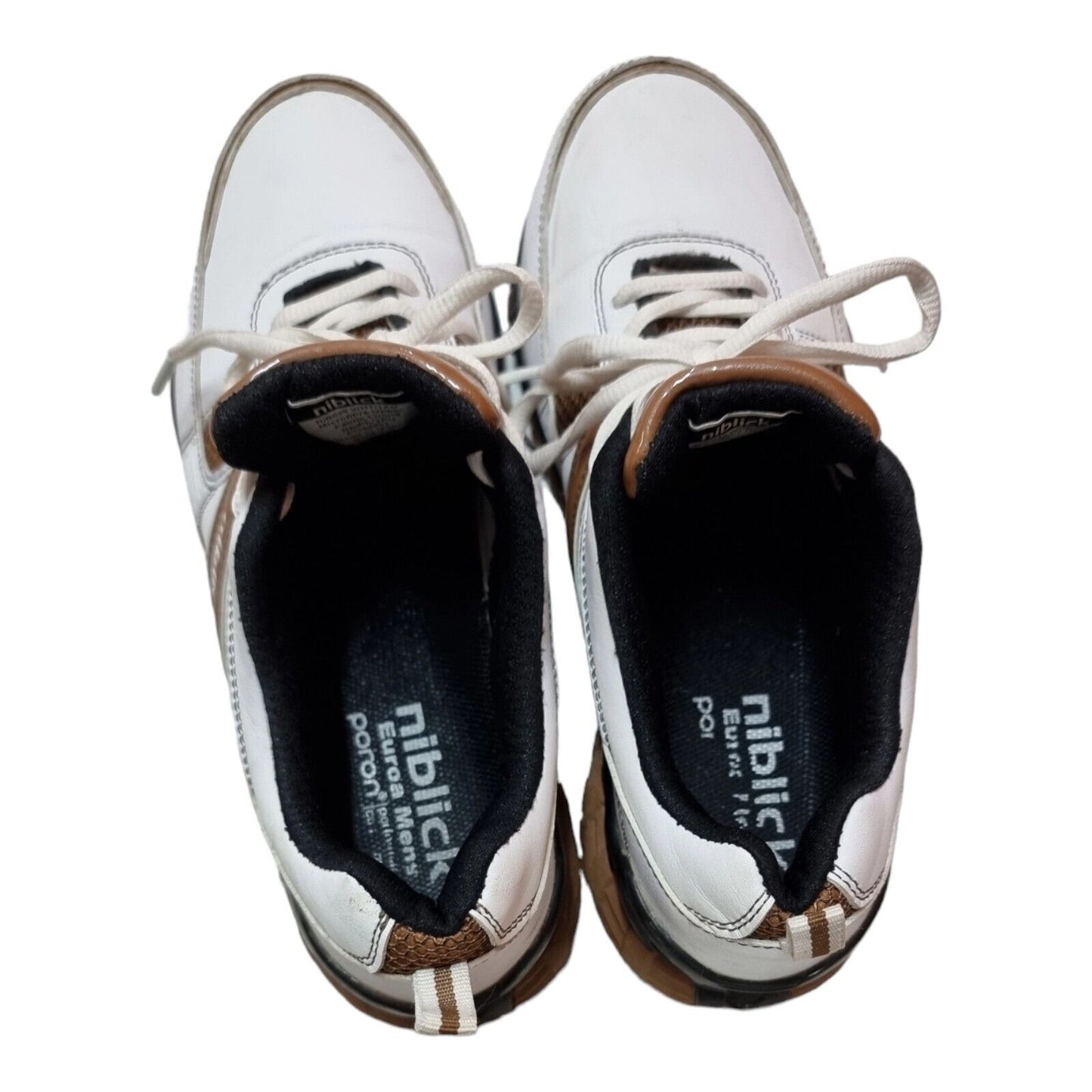 NIBLICK Euroa Mens Golf Shoes White Boots Size 8 US, 7.5 UK/AU, 41 EUR ⛳️