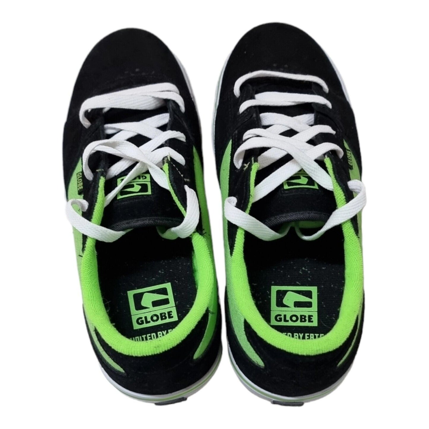 GLOBE Australia Fate Shoes Mens Black/Green Size 9 US, 8 UK, 42.5 EUR-Like Newπ