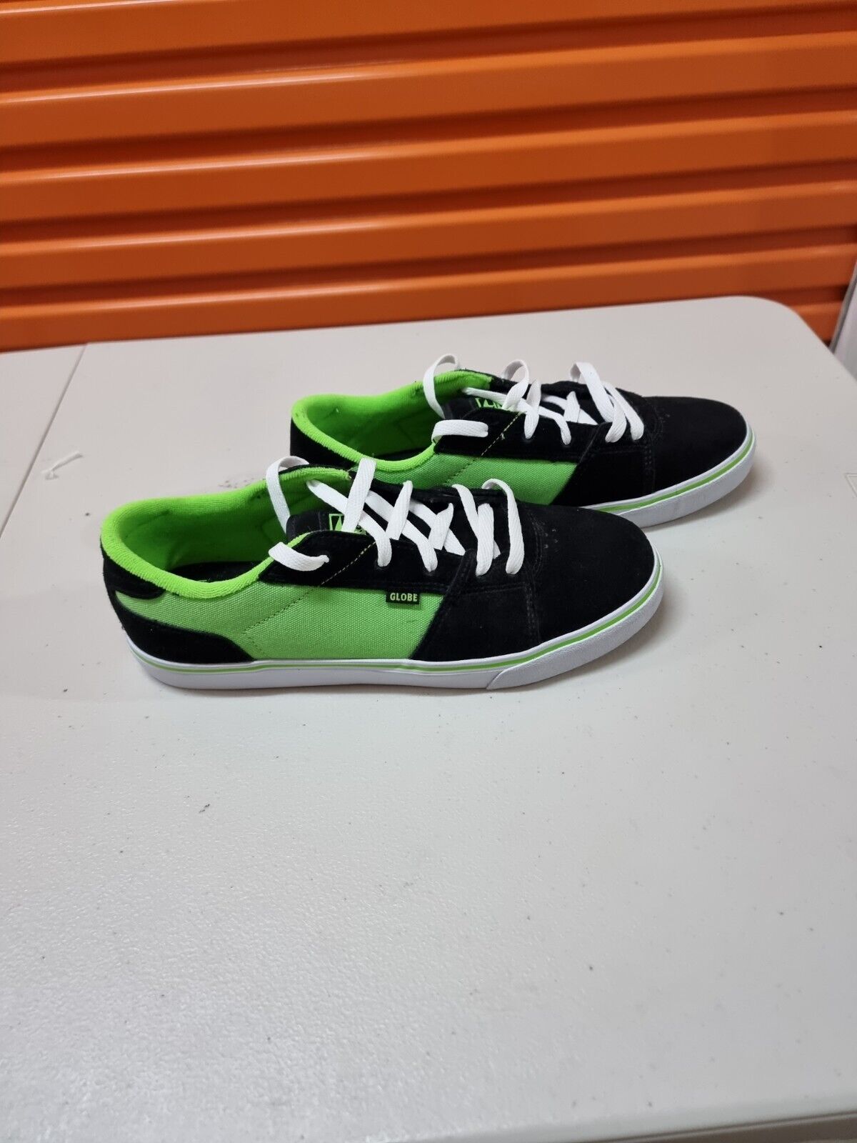 GLOBE Australia Fate Shoes Mens Black/Green Size 9 US, 8 UK, 42.5 EUR-Like Newπ