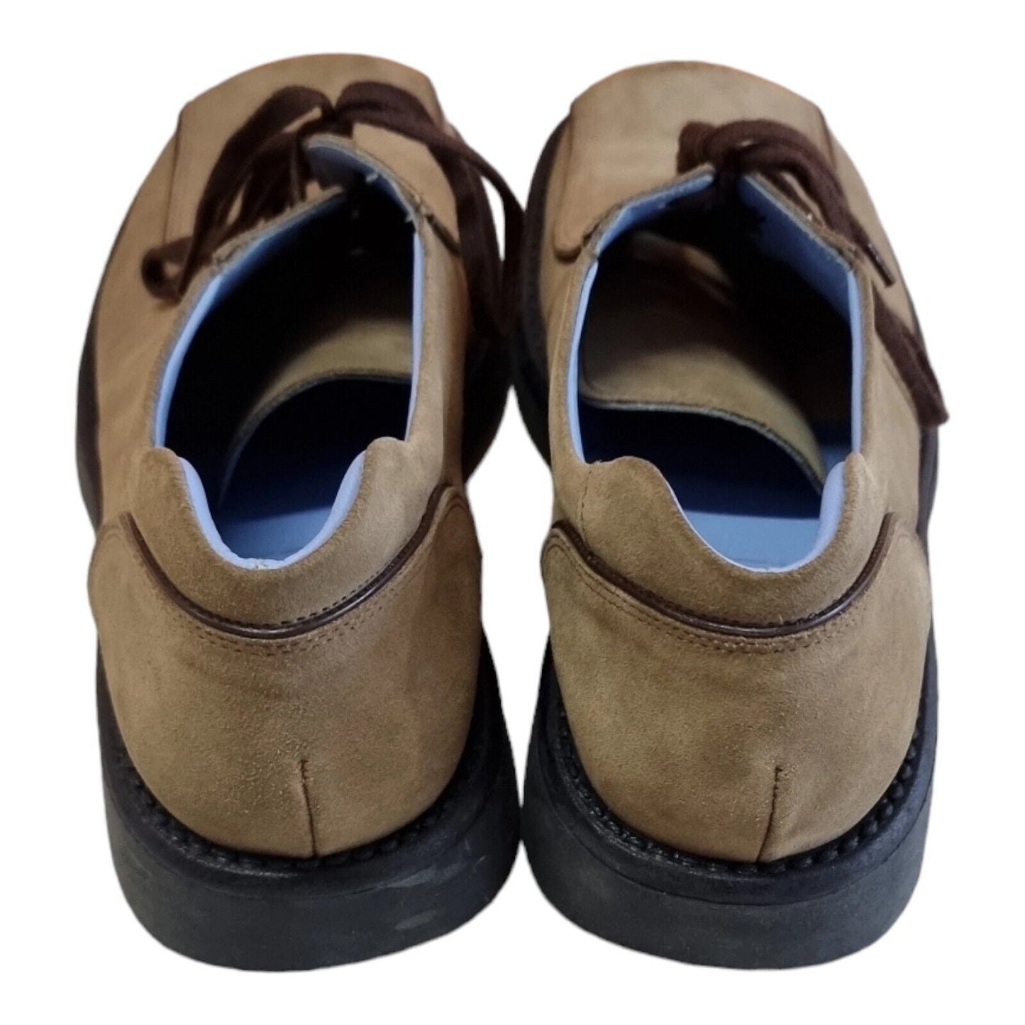 AQUILA Mens Shoes Khaki Leather Upper Size 11 US, 10 UK, 44 EUR - Like New 👌