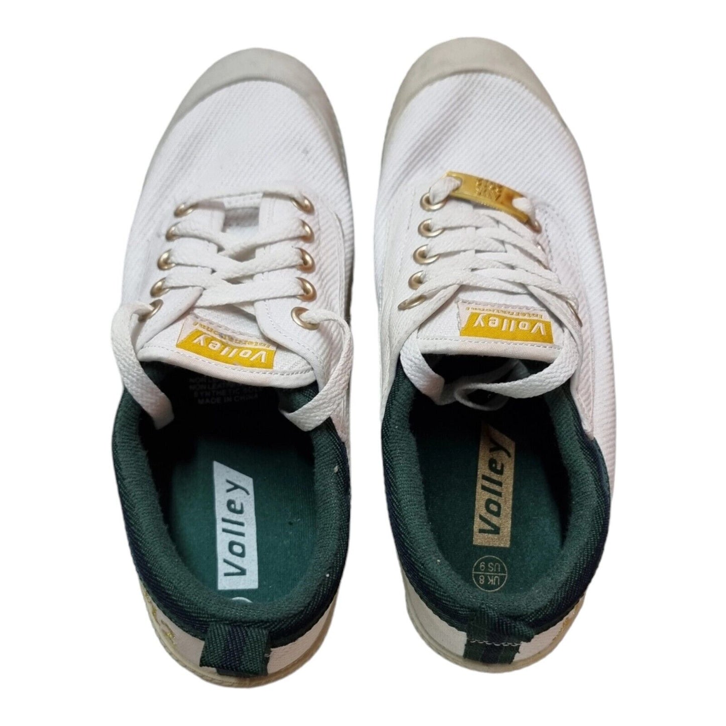 VOLLEY International Mens Sneakers AUS 2012 White Shoes Size 9 US, 8 UK, 42 EUπ