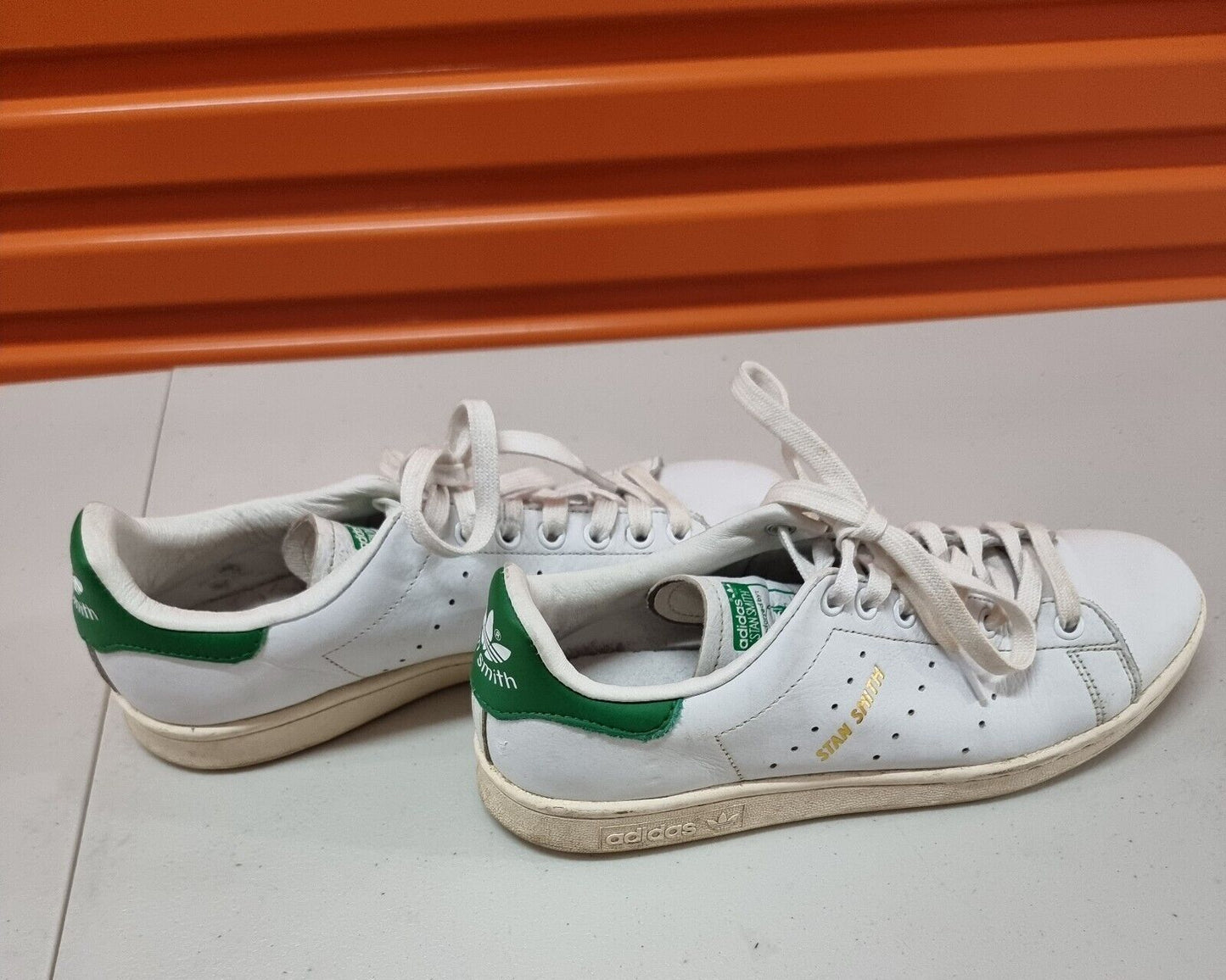 Adidas Stan Smith Mens Shoes Leather Sneakers White Size 8 US, 7.5 UK, 41 1/3 EU