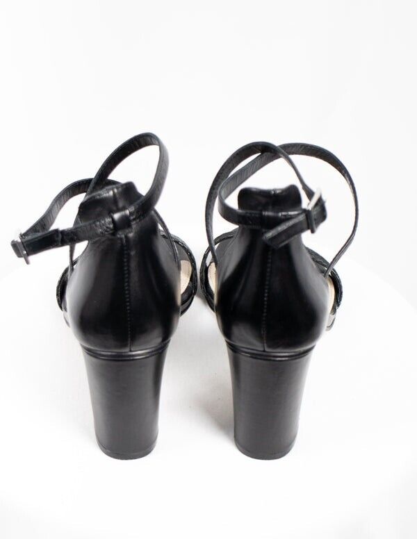 WITTNER Onata Womens Shoes Black Leather Sandals Size 8.5 AU, 39 EUR-Ready To Go