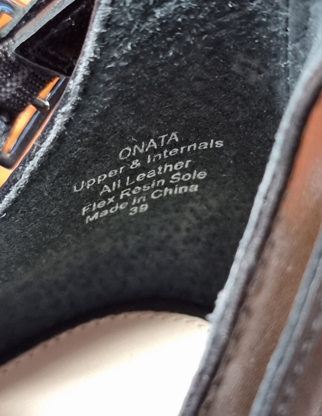 WITTNER Onata Womens Shoes Black Leather Sandals Size 8.5 AU, 39 EUR-Ready To Go