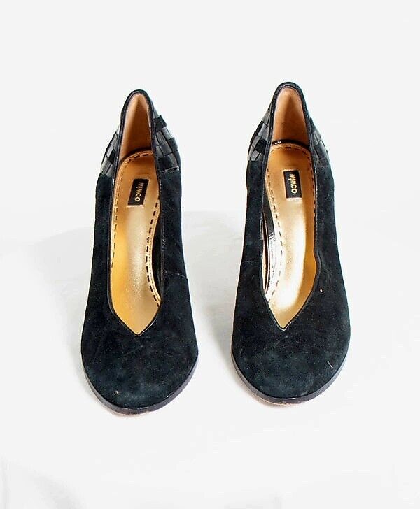MIMCO Womens High Heel Shoes Black Leather Upper Size 41 EUR , 10 AU/US, 7.5 UK