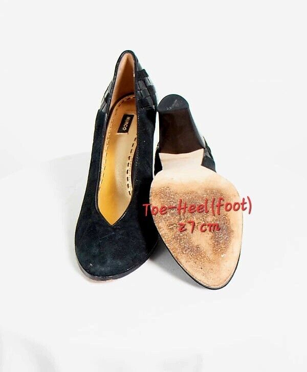 MIMCO Womens High Heel Shoes Black Leather Upper Size 41 EUR , 10 AU/US, 7.5 UK