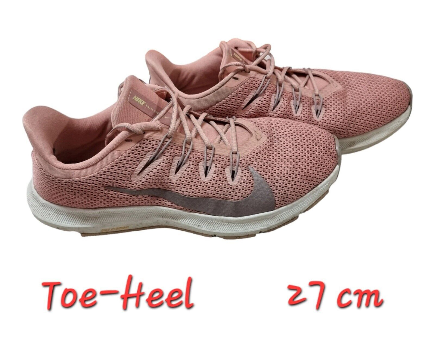NIKE Quest 2 Womens Shoes Dusty Pink Runners Size 10 US, 7.5 UK, 42 EU ✔️