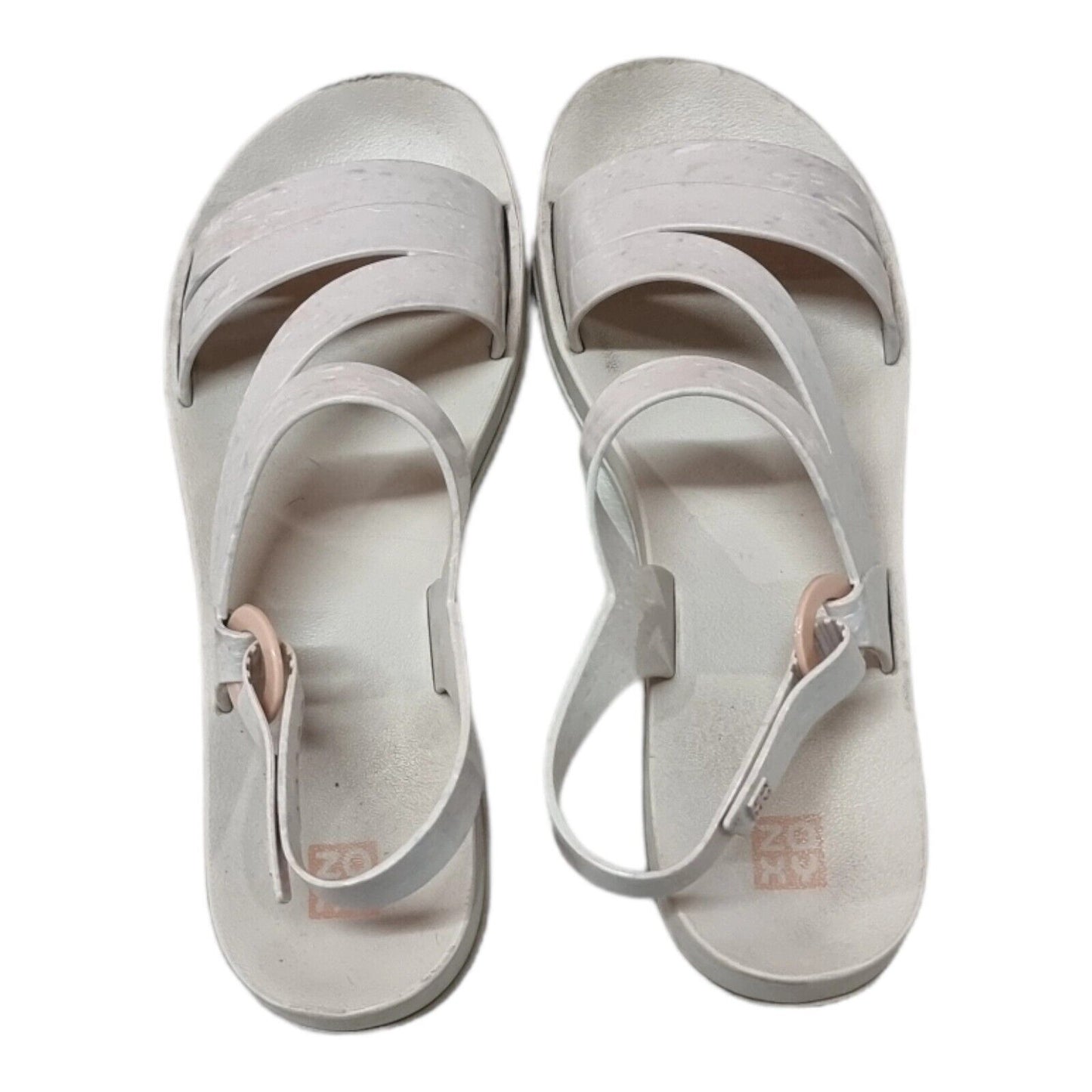 ZAXY Grendene Flats Womens Sandals Beige Slide Shoes Size 9 US , 40 EUR