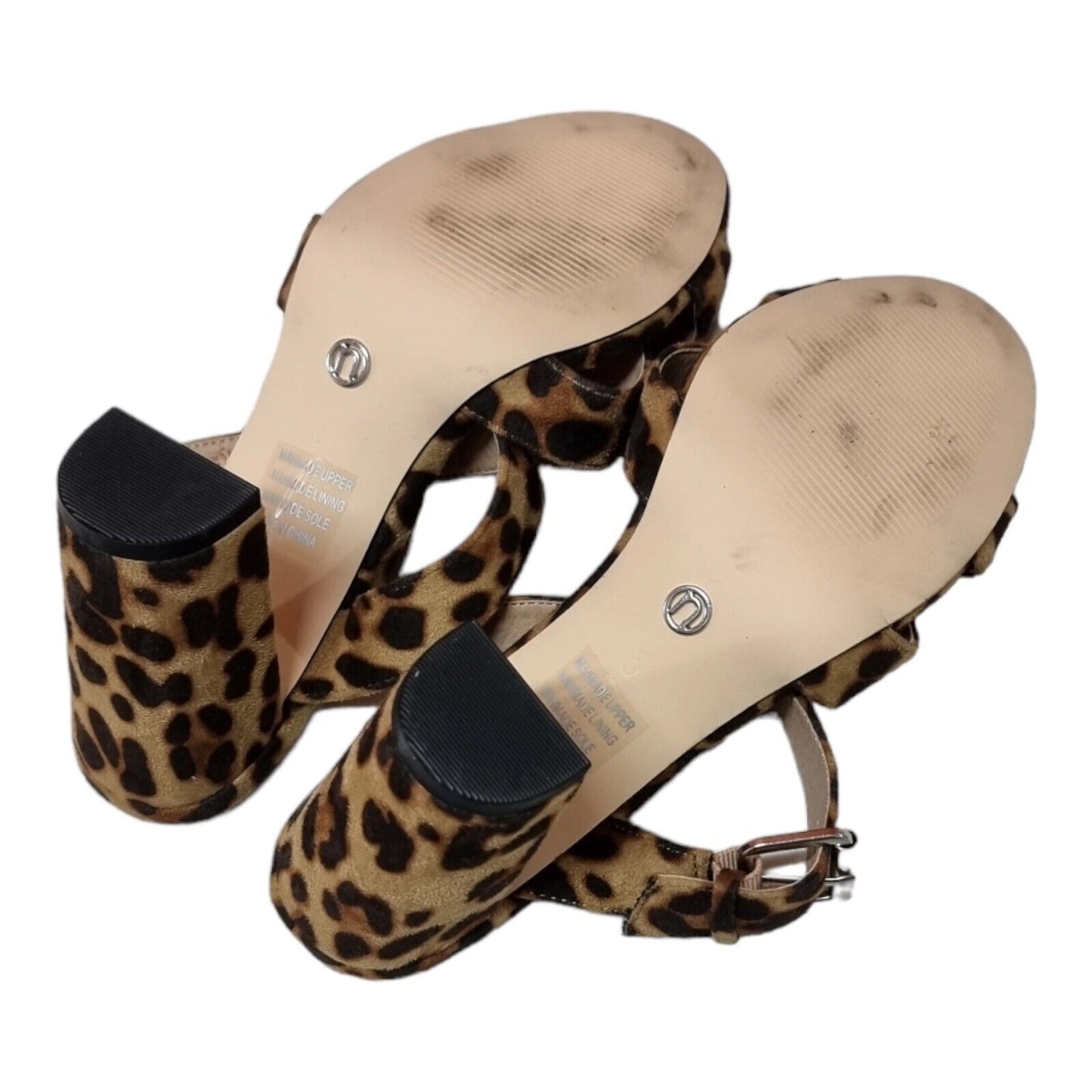 NOVO Leopard Sandals Womens Brown Shoes Size 9 AU/US, 7 UK, 40 EUR-Ready To Go🐆