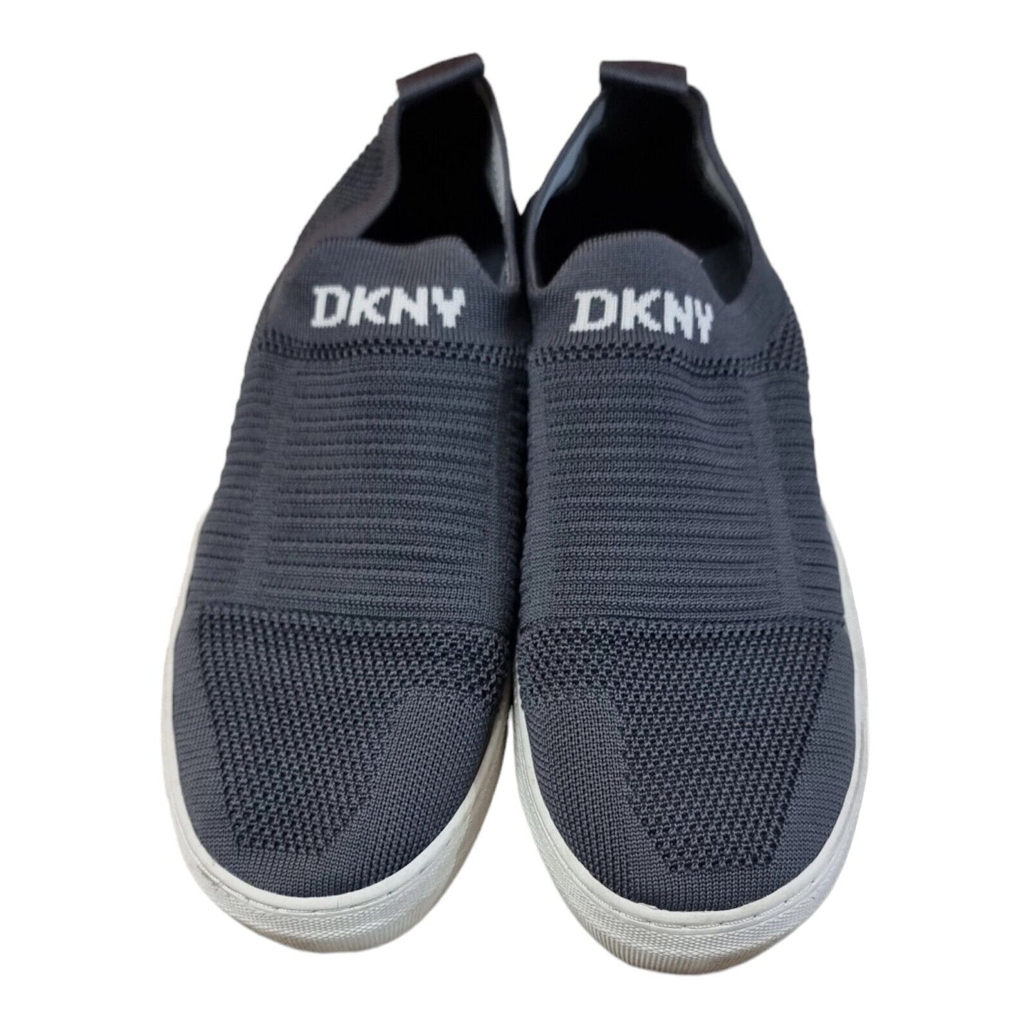 DKNY Womens Slip-on Shoes Grey Flats Size 10M US, 41M EUR, 7.5M UK- Ready To Go