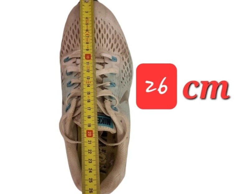NIKE Zoom Pegasus 34 Shoes Womens White Runners Size 9 US, 6.5 UK, 40.5 EU