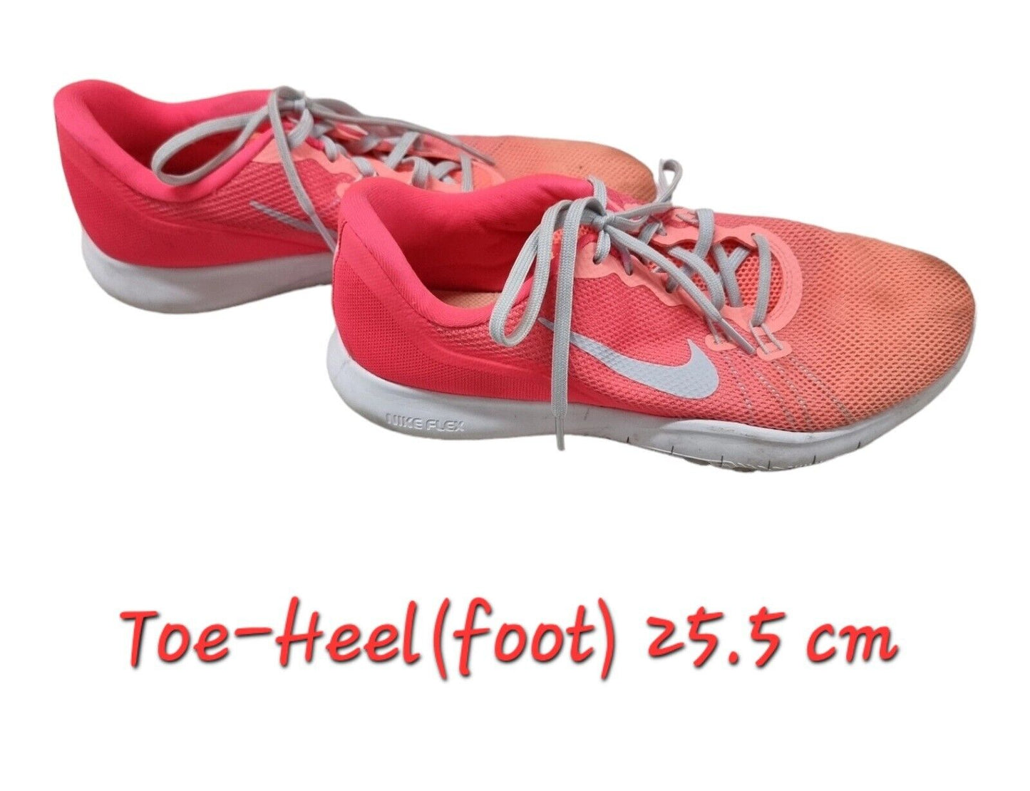 NIKE Training Flex TR 7 Womens Runners Peach/Pink Shoes Size 8.5 US, 6 UK, 40 EU