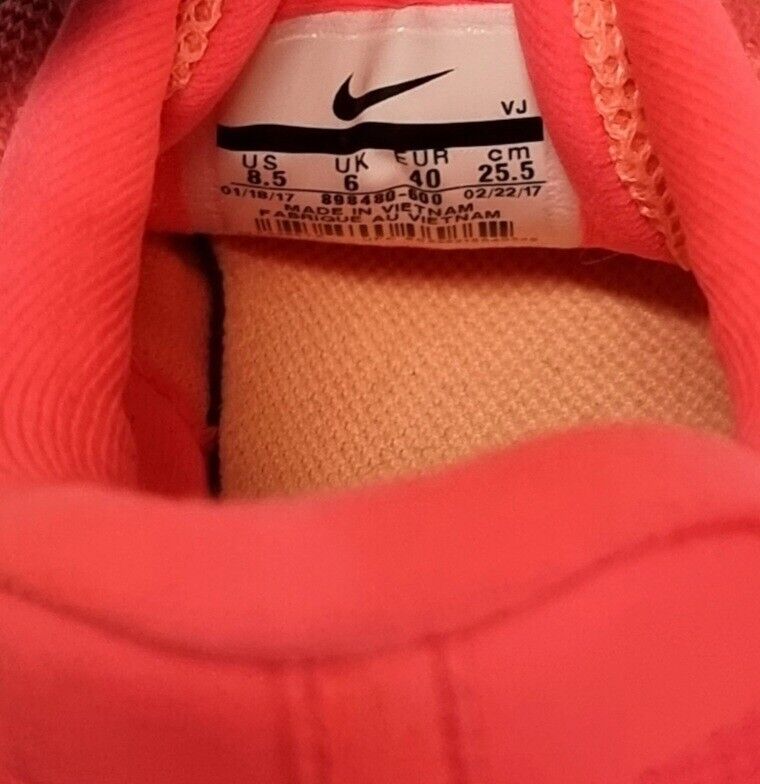 NIKE Training Flex TR 7 Womens Runners Peach/Pink Shoes Size 8.5 US, 6 UK, 40 EU