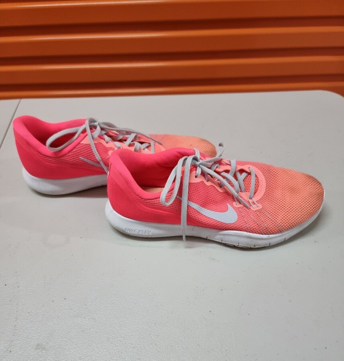NIKE Training Flex TR 7 Womens Runners Peach/Pink Shoes Size 8.5 US, 6 UK, 40 EU