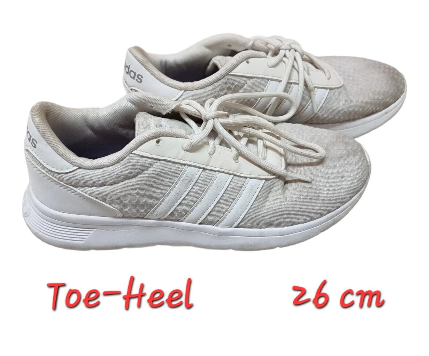 ADIDAS Adizero Womens Shoes White Runners Size 9 US, 7.5 UK, 41.1/3 EUR