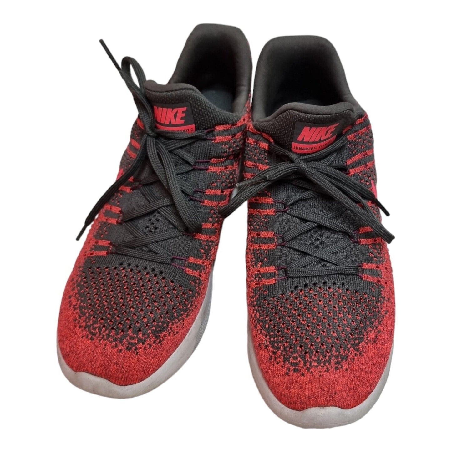 NIKE Lunarepic Flyknit 2 Womens Shoes Watermelon Red/Grey Runners Size 9.5US,41E