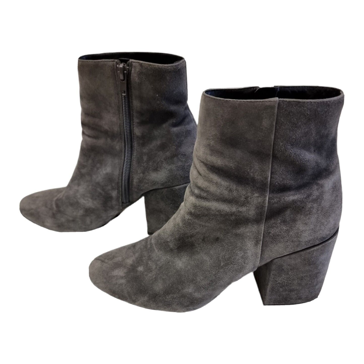 WINDSOR SMITH Boots Womens Grey Suede Shoes Size 7.5 - Like New