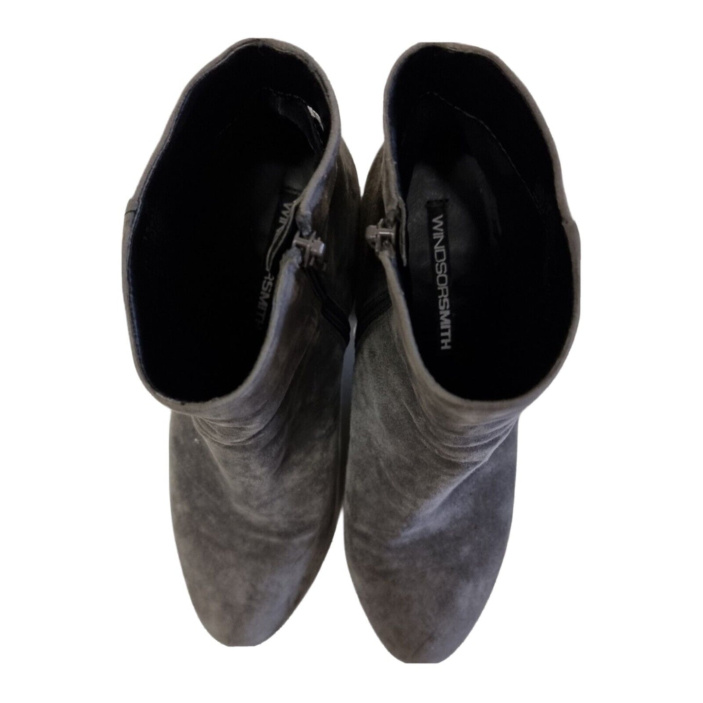 WINDSOR SMITH Boots Womens Grey Suede Shoes Size 7.5 - Like New