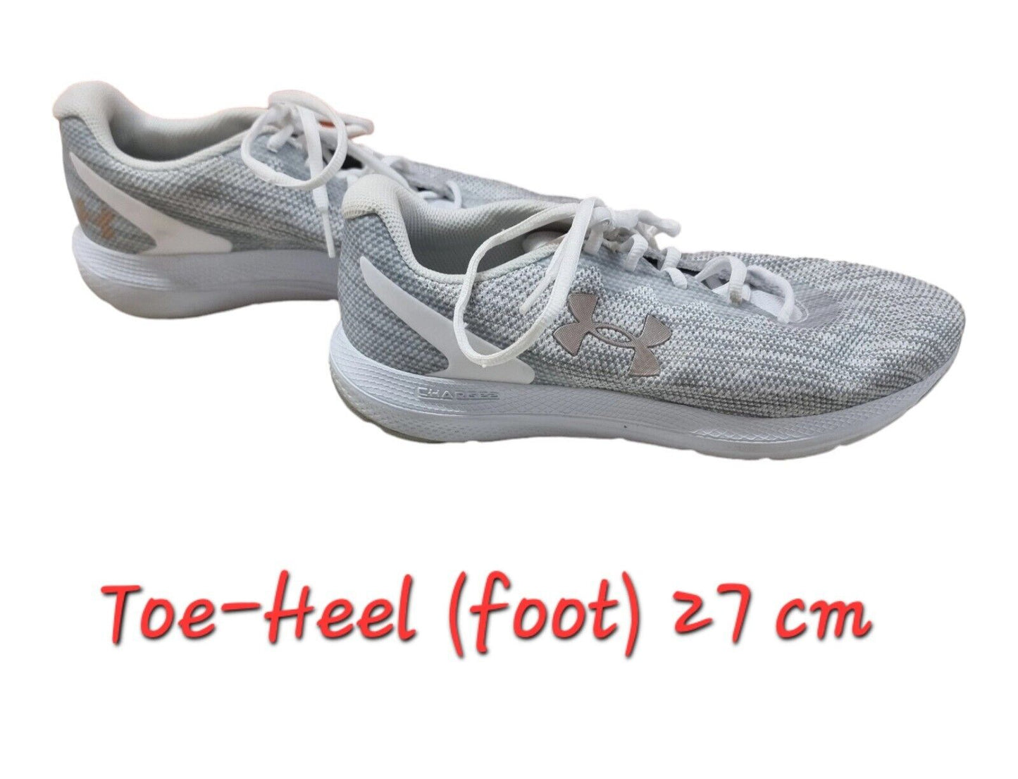 UNDER ARMOUR Charged Impulse Womens Shoes Silver Runners Size 10 US, 7.5UK, 42EU
