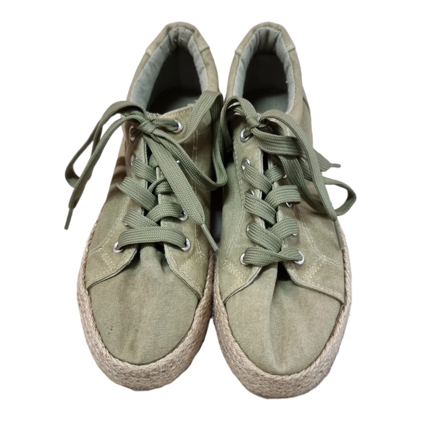 WITTNER Ultra Womens Canvas Shoes Green Size 40 EUR, 9.5 AU - Ready To Go ✔️