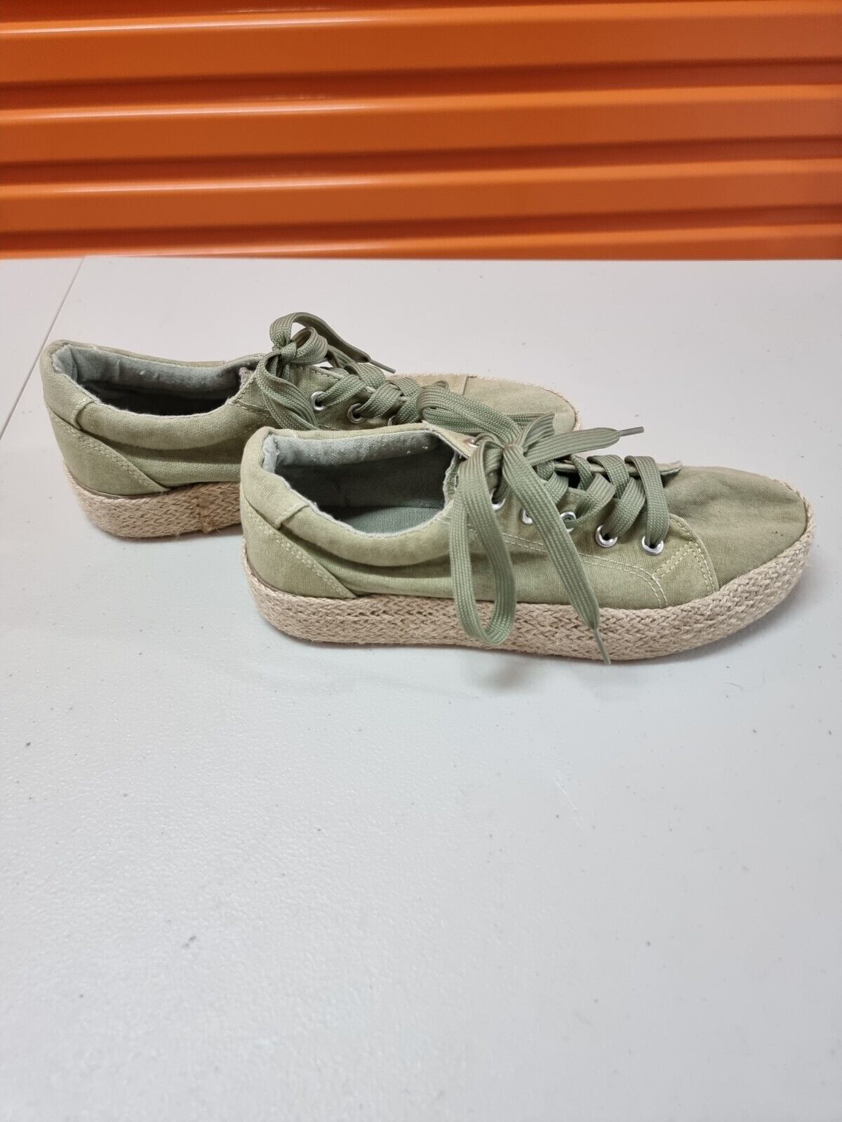 WITTNER Ultra Womens Canvas Shoes Green Size 40 EUR, 9.5 AU - Ready To Go ✔️