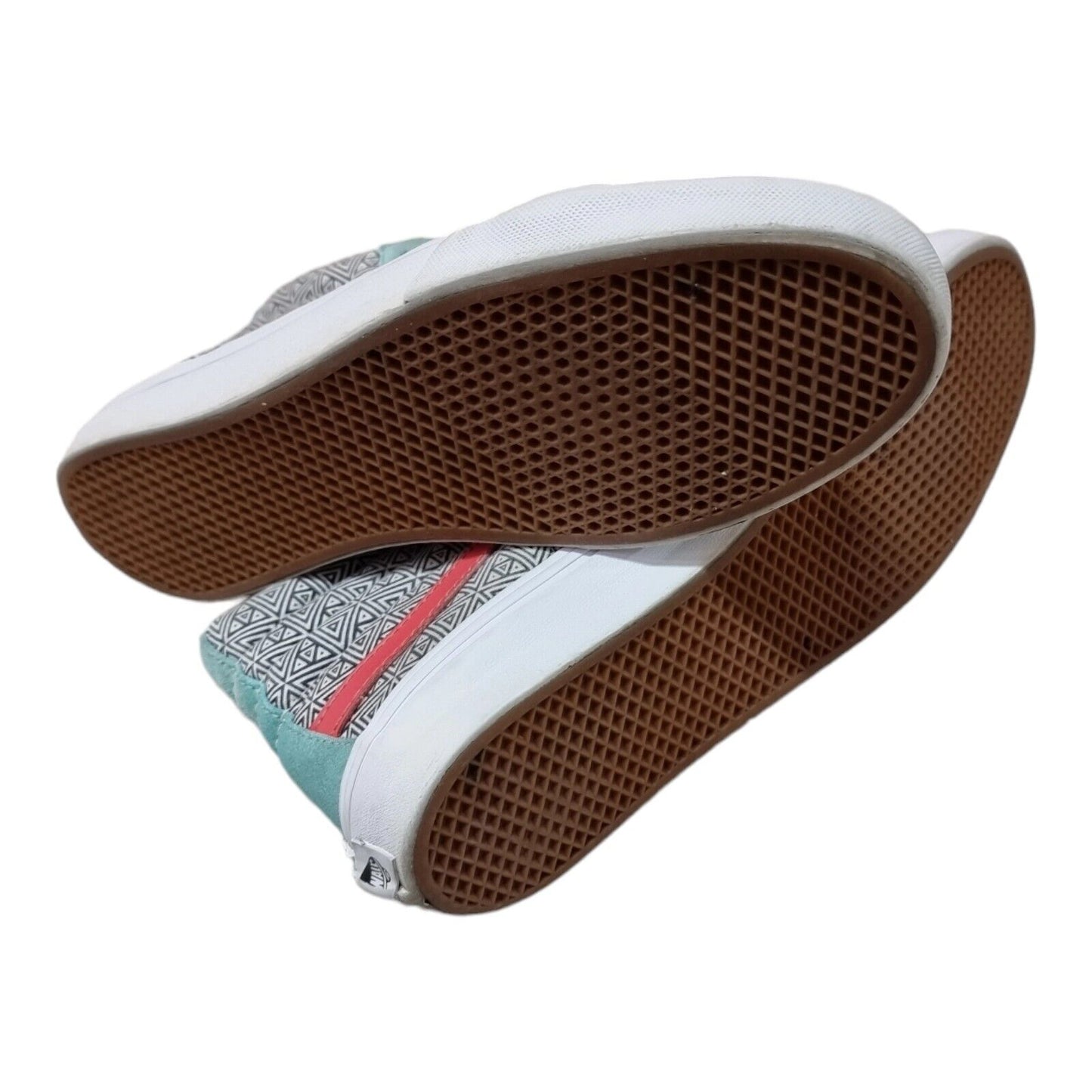 VANS Off The Wall Sk8 Hi Slim Geometric Shoes Womens Skateboard Sneakers 10.5 US