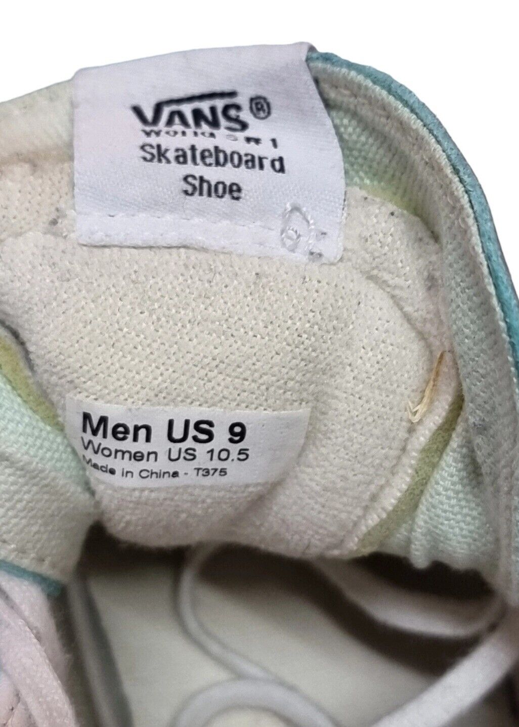 VANS Off The Wall Sk8 Hi Slim Geometric Shoes Womens Skateboard Sneakers 10.5 US