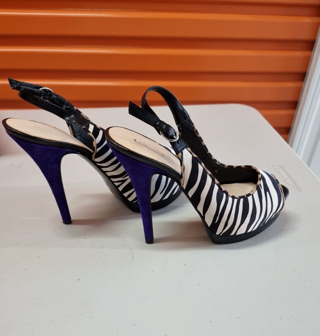 GUESS GW GLENISA2-A Womens Shoes Multi Satin High Heel Sandals 7M US/AU, 38 EUR