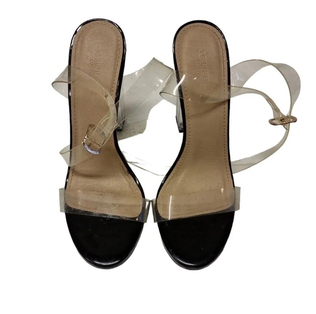 TRUFFLE COLLECTION Shoes Clear heeled Sandals Womens Size 7 US, 5 UK, 38 EUR 👡