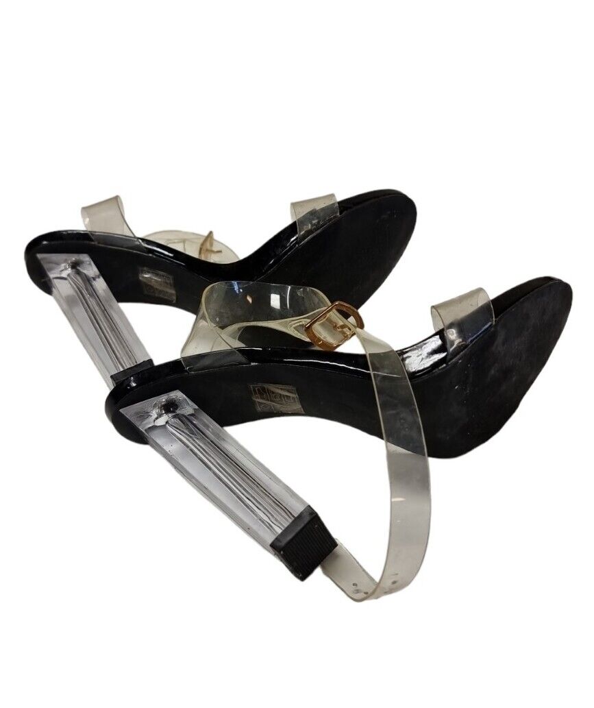TRUFFLE COLLECTION Shoes Clear heeled Sandals Womens Size 7 US, 5 UK, 38 EUR 👡