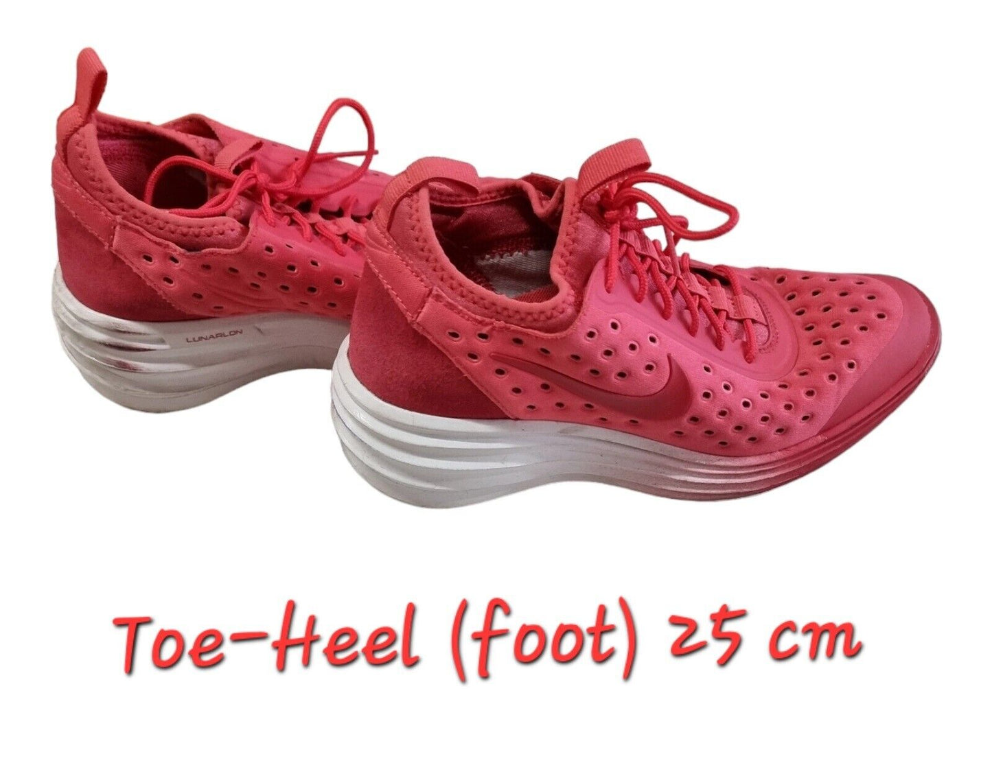 NIKE LunarElite Sky Hi Womens Shoes Geranium Trainers Size 8 US, 5.5 UK, 39 EUR