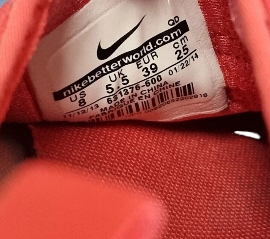 NIKE LunarElite Sky Hi Womens Shoes Geranium Trainers Size 8 US, 5.5 UK, 39 EUR